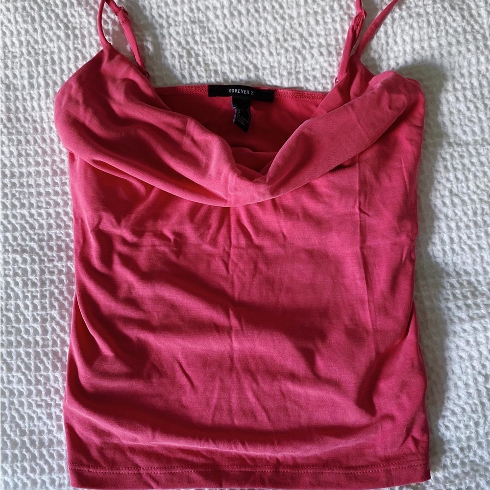 hot pink tank top